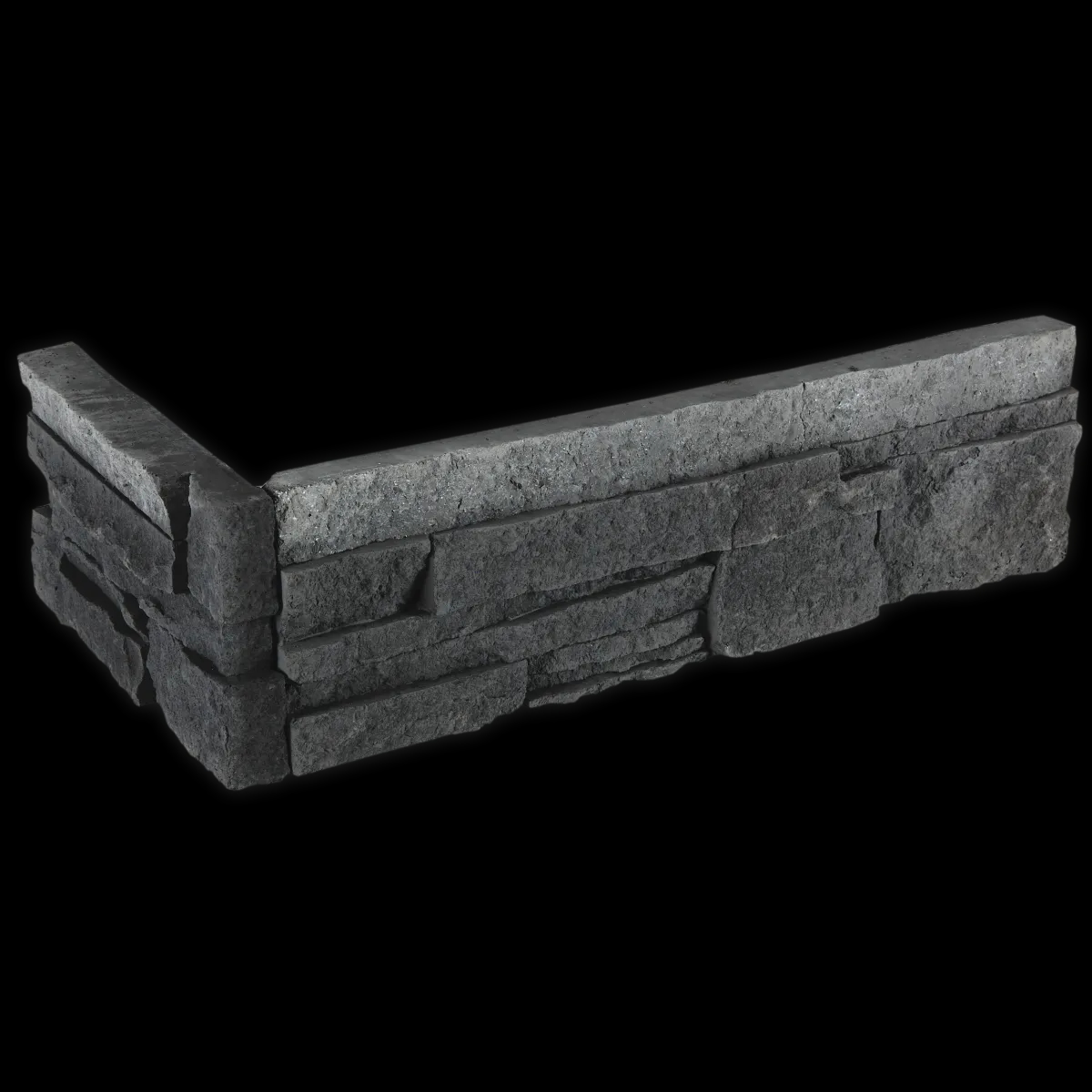 Stone black - Edge piece