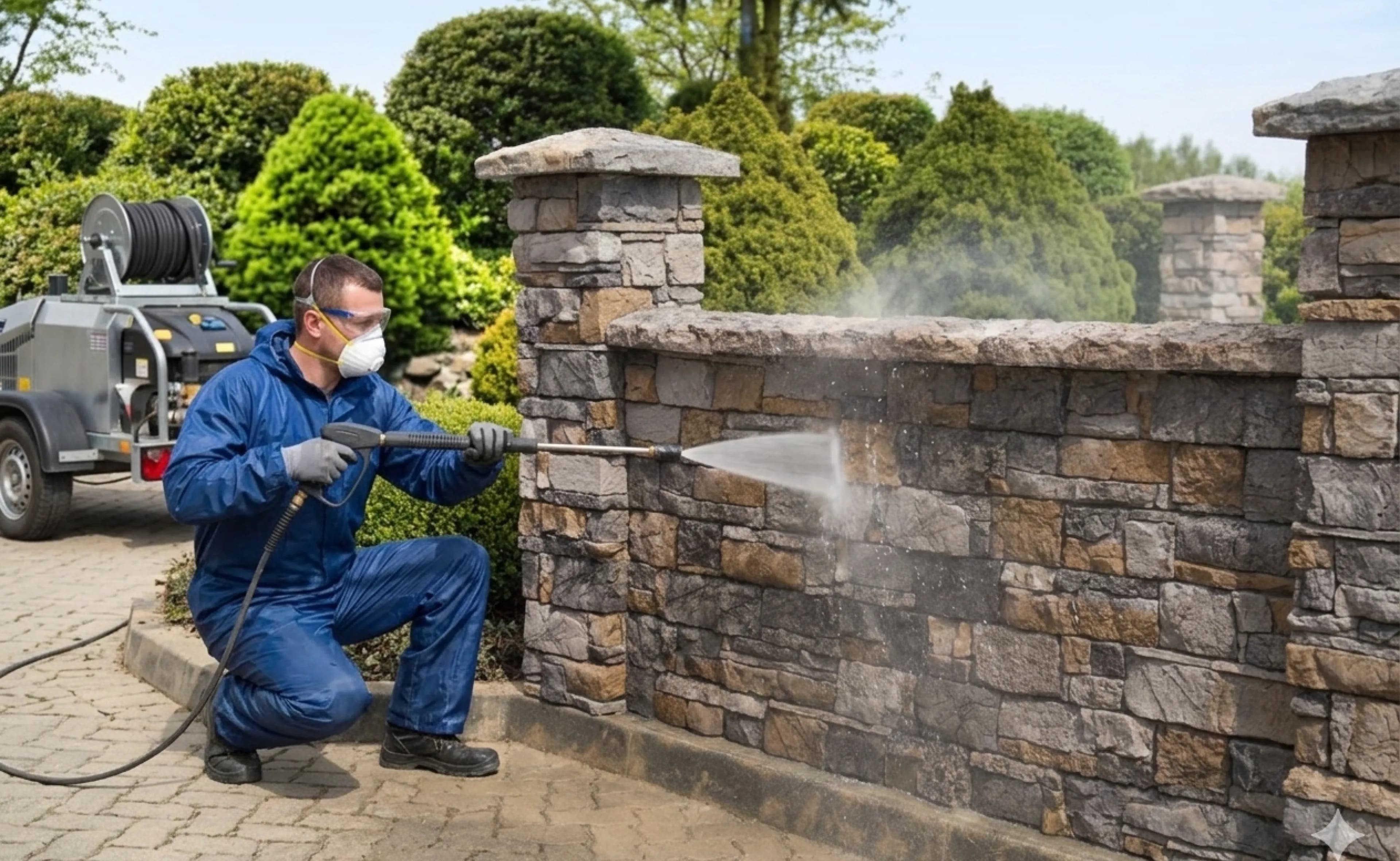 Maintenance of cladding and fences