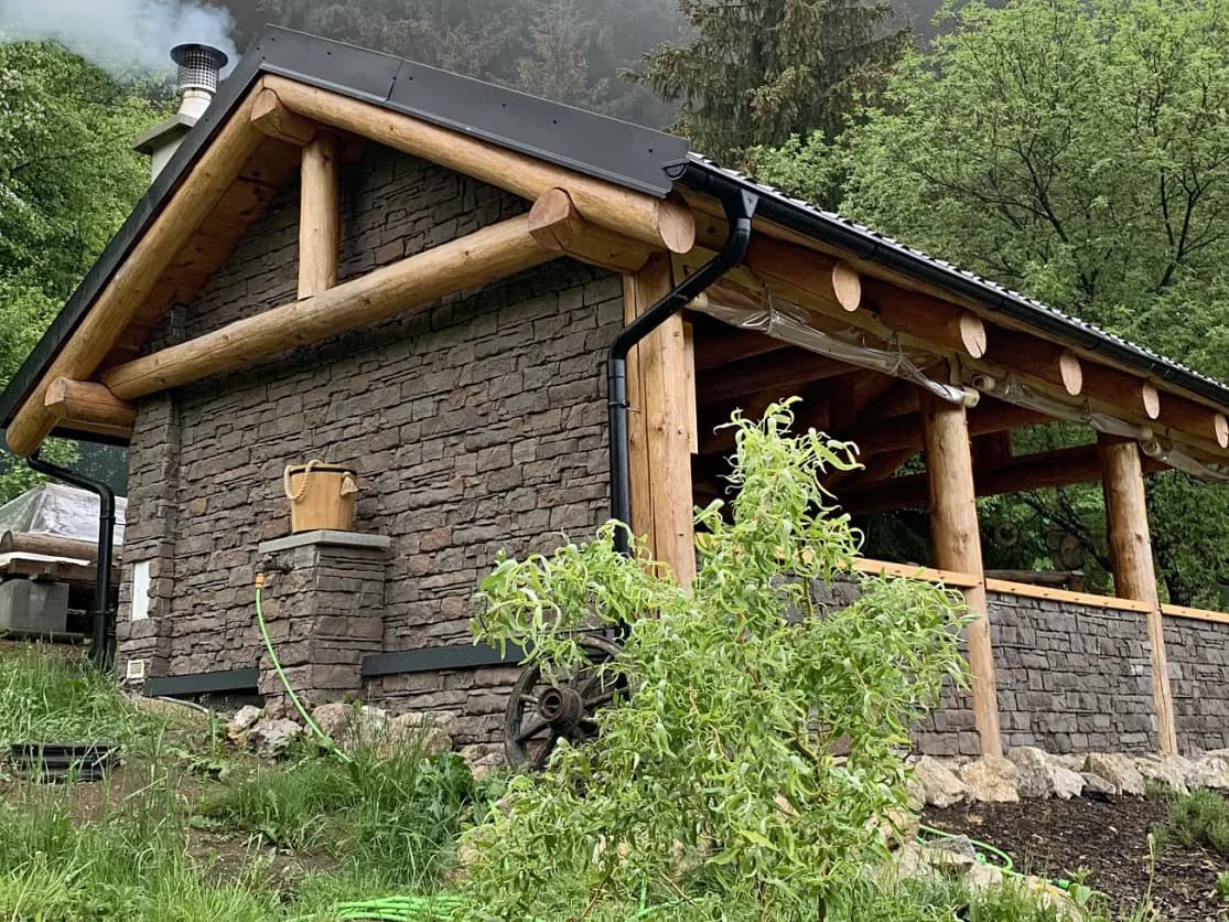 Stone tile Lodge brown