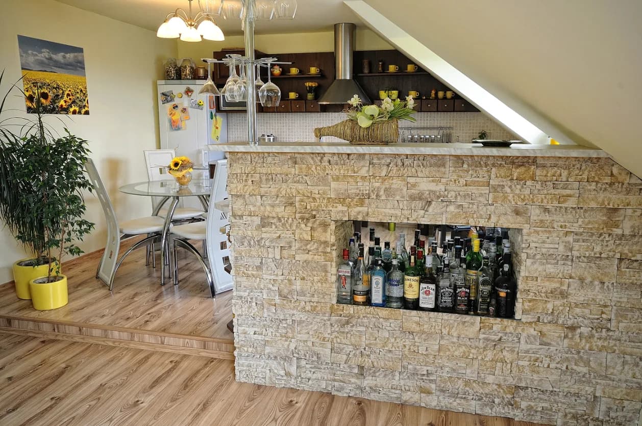 Tile Stone beige brown