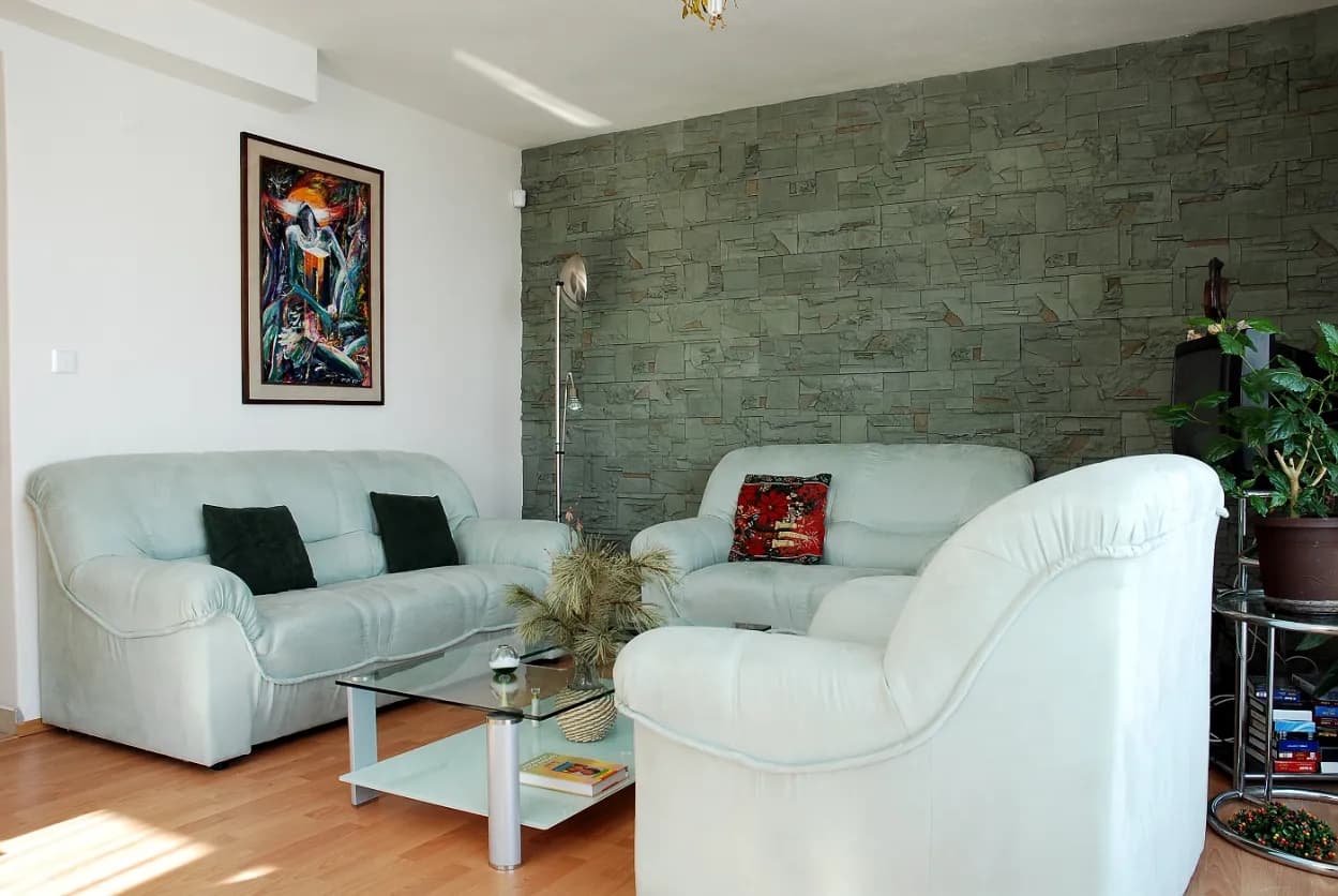 Stone MIX green - Edge piece