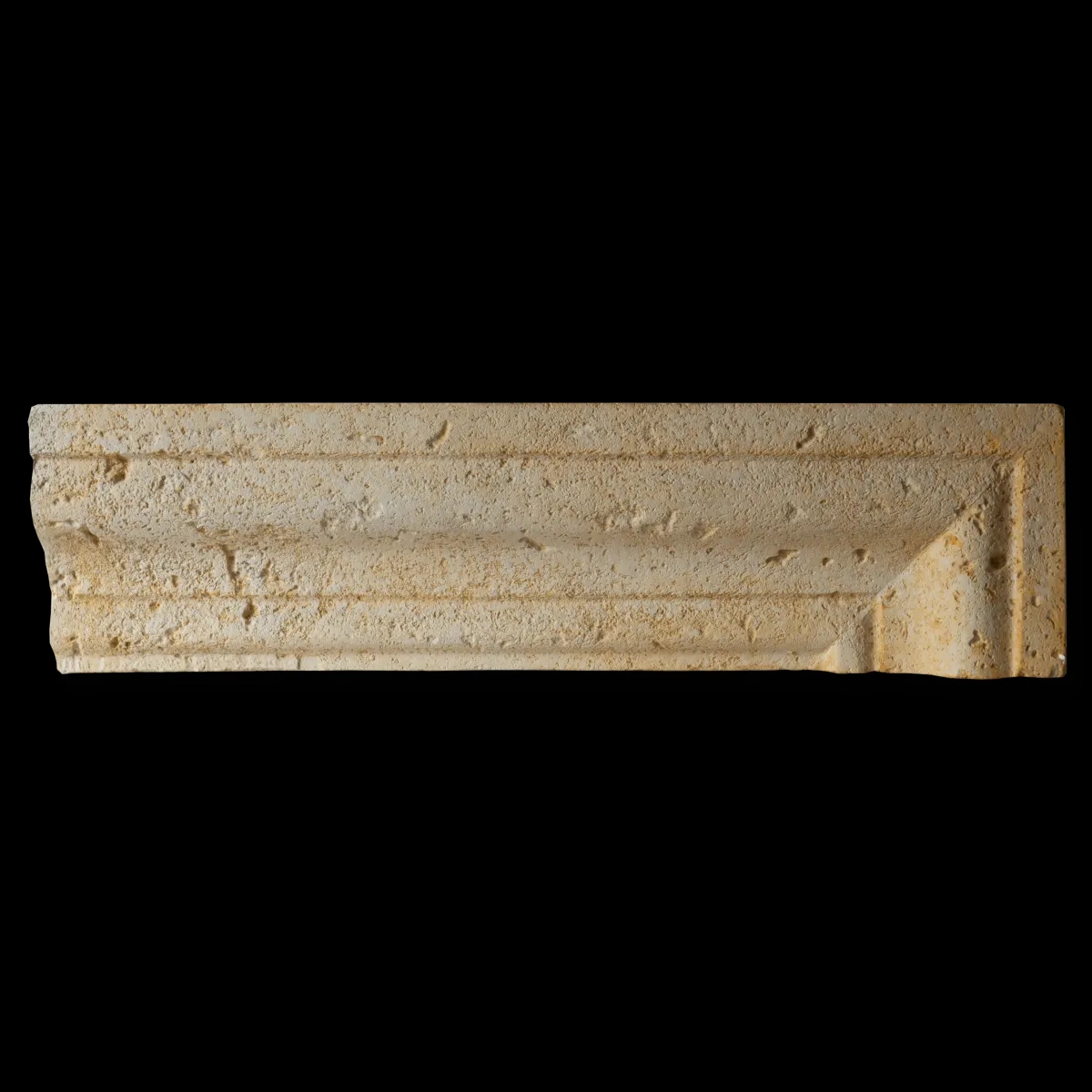 Facade stucco profile made of concrete - right upper molding