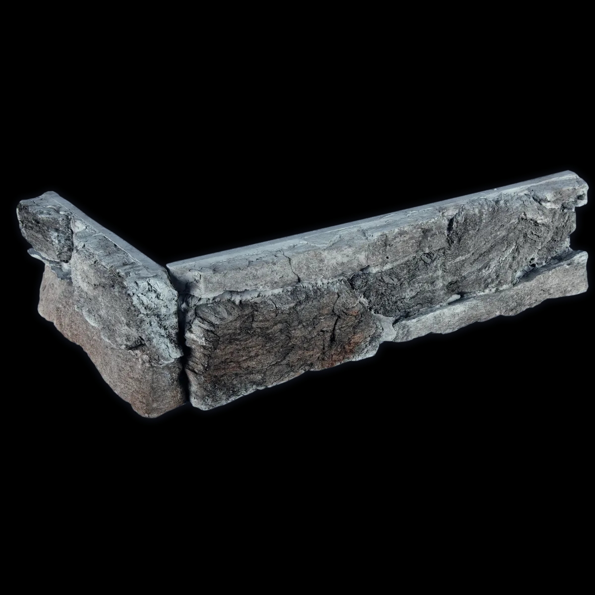 Stone Rock antracit - Edge piece