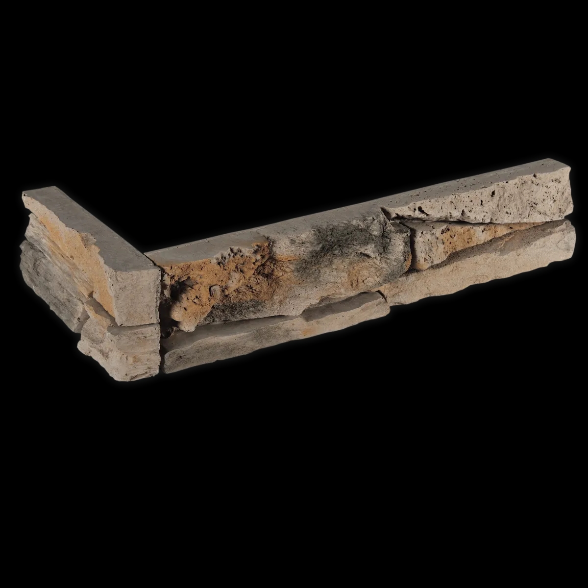 Stone Laugaricio rust - Edge piece